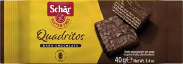 quadritos barquillos con cacao sin gluten 40g sch r