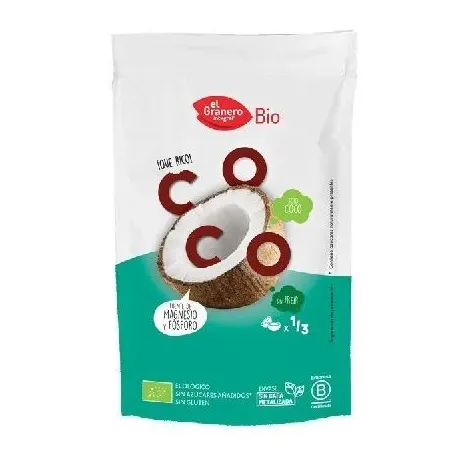 copos de coco tostados snack bio 80 g