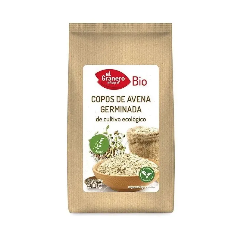 copos de avena germinada bio 400 g