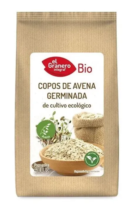 copos de avena germinada bio 400 g