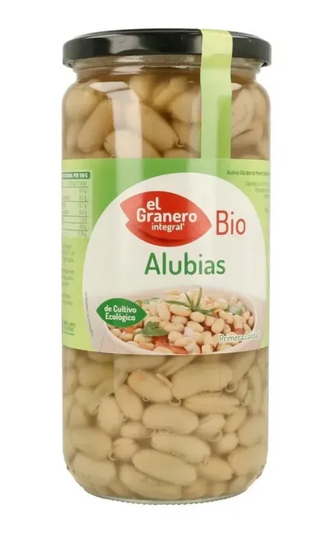 alubias blancas cocidas bio 660 g