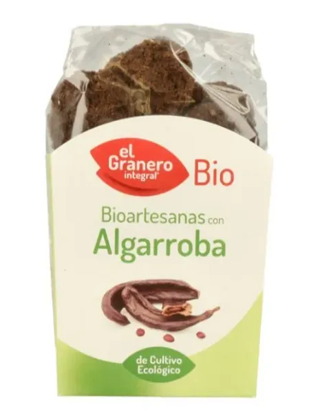 galletas artesanas con algarroba bio 250 g