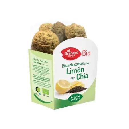 galletas artesanas sabor limon con ch a bio 220 g