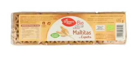 galletas maltitas de trigo espelta bio 175 g