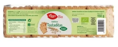 galletas tostaditas bio 150 g