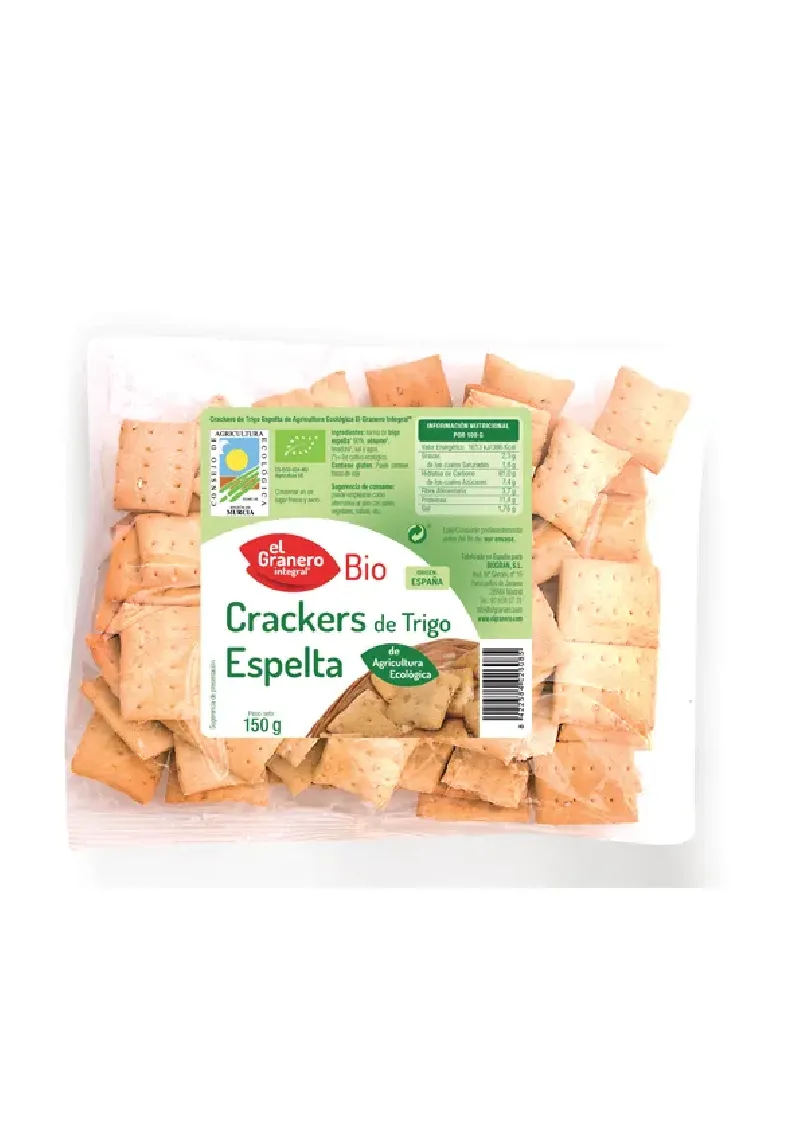 crackers de trigo espelta con s samo bio 150 g