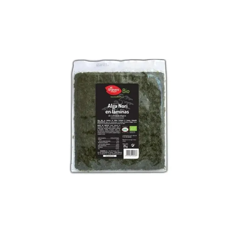 alga nori en l minas bio 25 g