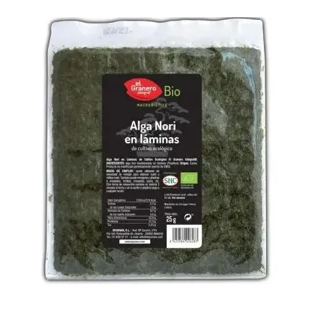 alga nori en l minas bio 25 g