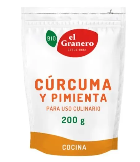 curcuma y pimienta bio 200 g