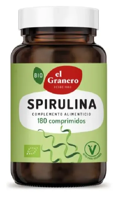 espirulina bio 180 comp 500 mg