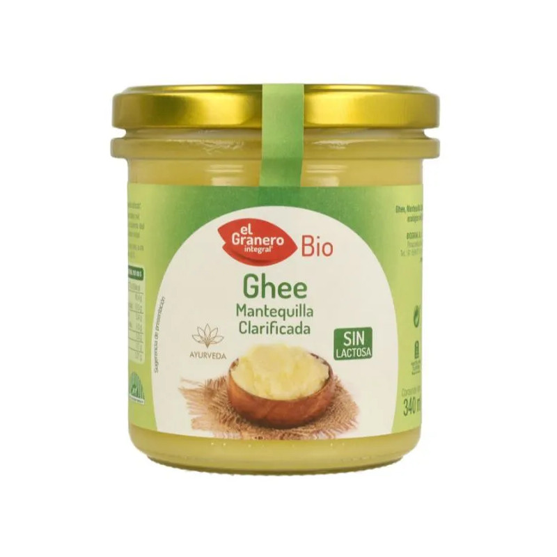 ghee mantequilla clarificada ayurvedica bio 340 ml