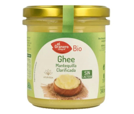 ghee mantequilla clarificada ayurvedica bio 340 ml