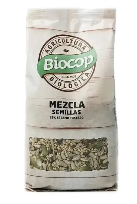 mezcla semillas s samo tostado biocop 250g