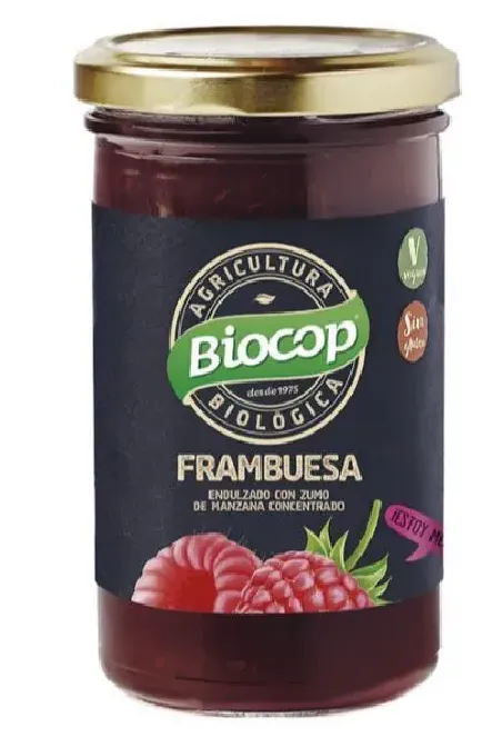 compota frambuesa biocop 280 g