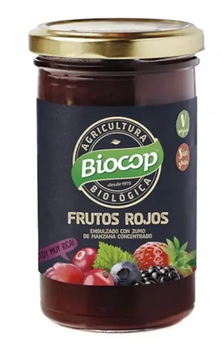 compota frutos rojos biocop 280 g