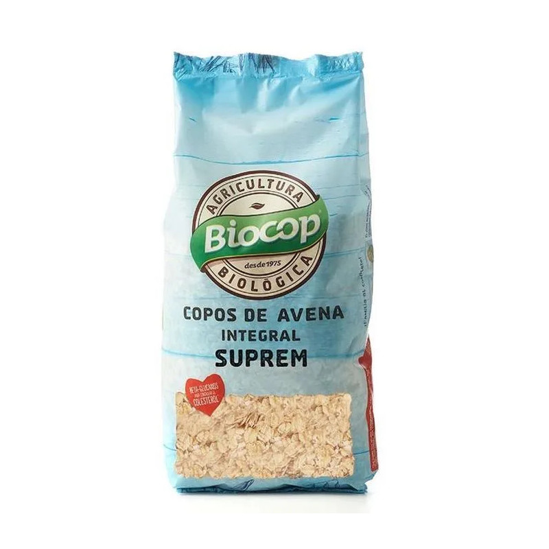 copos avena integral suprem biocop 500 g