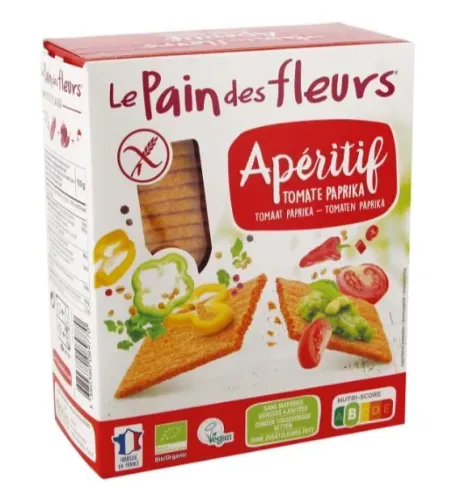 cracker tomate paprika aperitif le pain des f150g