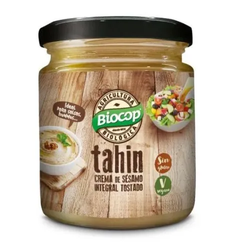 tahin integral tostado sal biocop 225 g