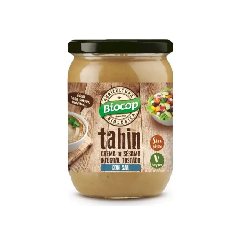 tahin integral tostado sal biocop 500 g