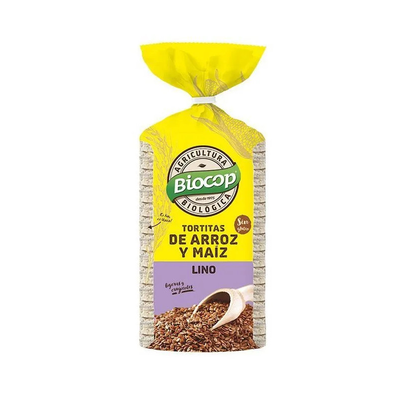 tortitas arroz maiz lino biocop 200 g