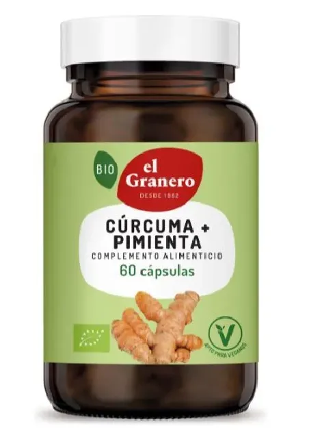 curcuma y pimienta bio 60 cap 440 mg