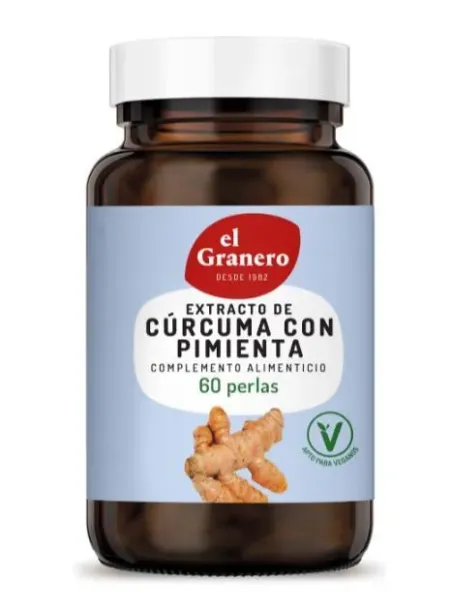 extracto de curcuma y pimienta 60 cap 430 mg