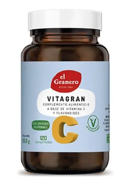 vitagran c vitamina c y bioflavonoides 120 comp 830 mg