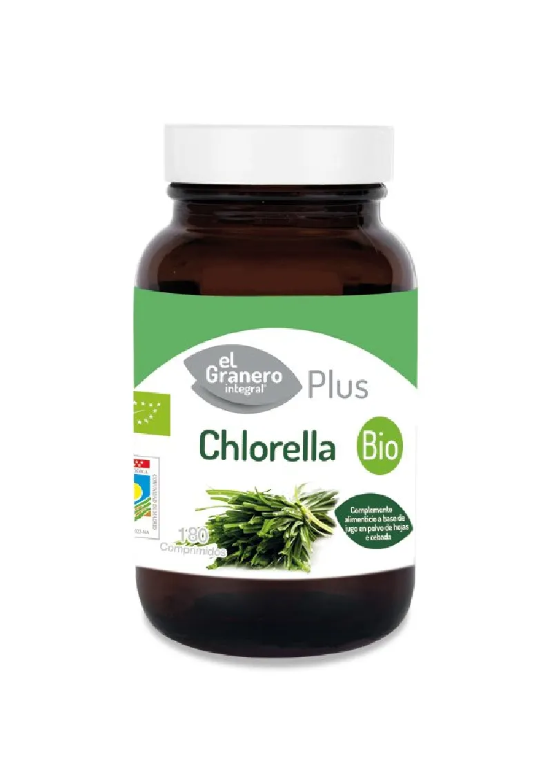 chlorella bio 180 comp 400 mg