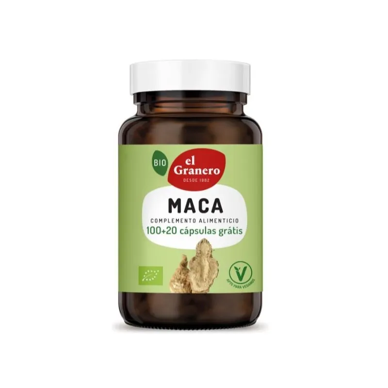 maca bio 100 y 20 cap 560 mg