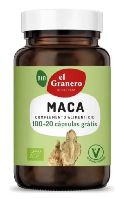 maca bio 100 y 20 cap 560 mg