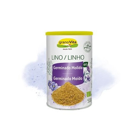 lino germinado molido bio 500g