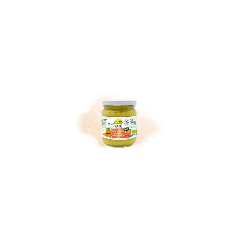 pat mousse papaya mango bio 175g