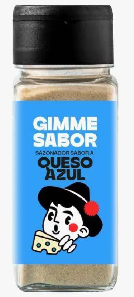 sazonador vegetal sabor queso azul