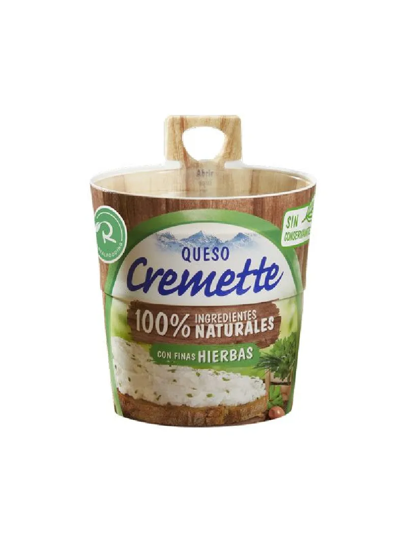 Refrig cremette finas hierbas 100% Realfooding 150 g