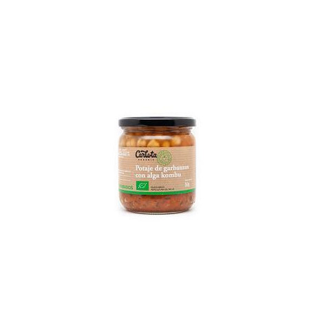 Potaje de garbanzos con alga kombu 350gr