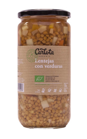 Lentejas con verduras 625gr