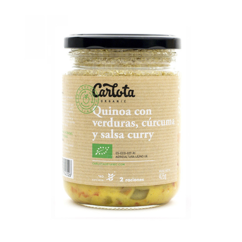 Quinoa verduras curcuma y curry 425gr