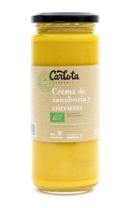 Crema de zanahoria y curcuma 450g