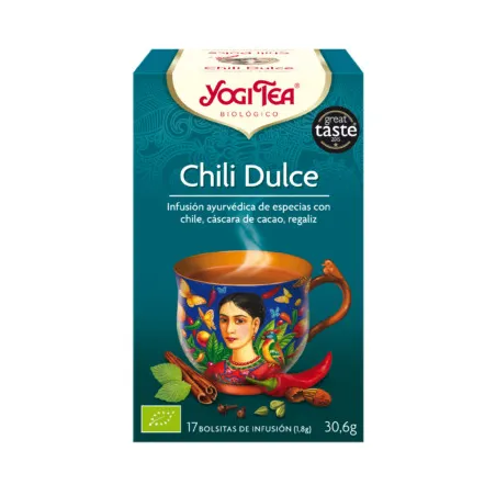 Yogi tea chili dulce BIO 17 bolsitas