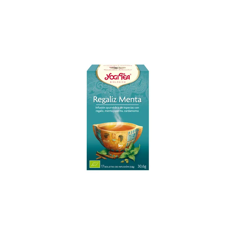 Yogi tea regaliz menta BIO 17 bolsitas