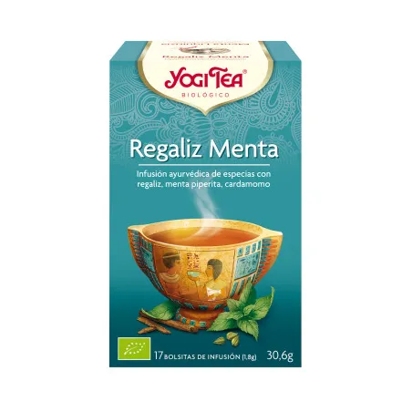 Yogi tea regaliz menta BIO 17 bolsitas