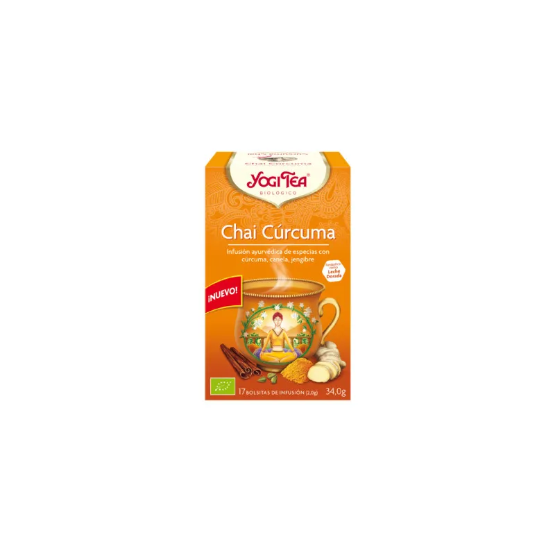 Yogi tea chai curcuma BIO 17 bolsitas