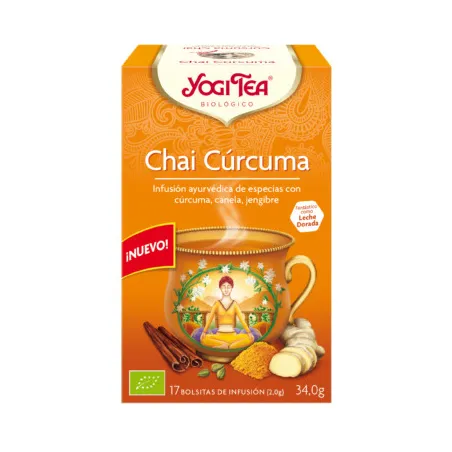 Yogi tea chai curcuma BIO 17 bolsitas