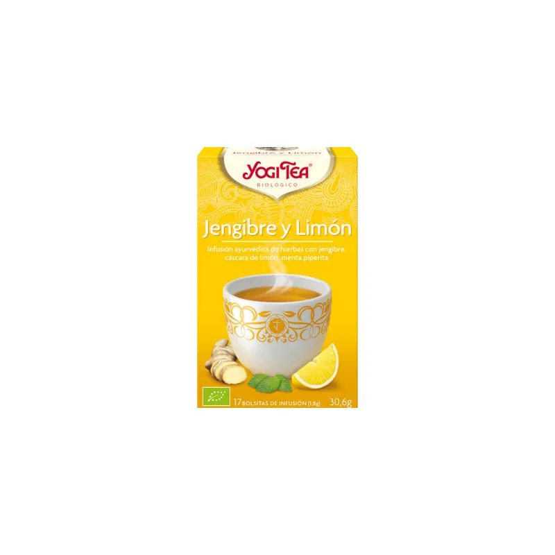 Yogi tea jengibre limon BIO 17 bolsitas