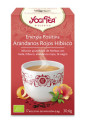 Yogi tea energia positiva arándanos rojos hibisco BIO 17 bolsitas