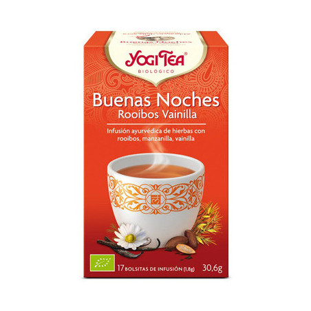 Yogi tea buenos sueños rooibos vainilla BIO 17 bolsitas