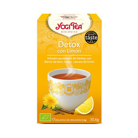 Yogi tea detox limon BIO 17 bolsitas