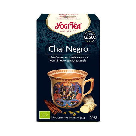 Yogi tea chai negro BIO 17 bolsitas