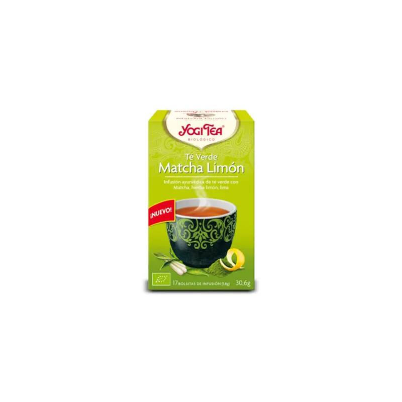 Yogi tea te verde matcha limon  BIO 17 bolsitas