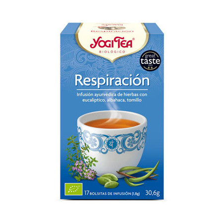 Yogi tea respiracion  BIO 17 bolsitas